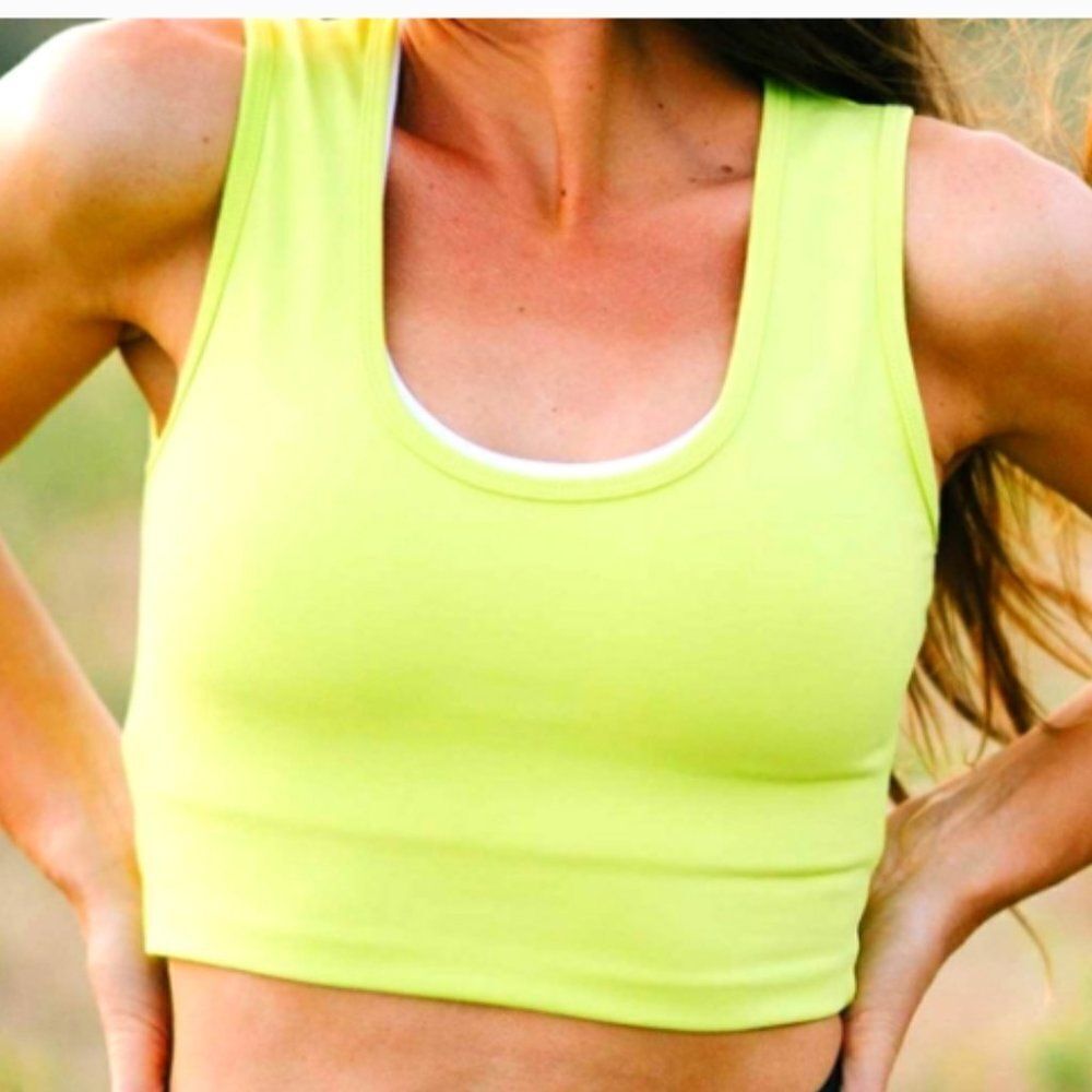 NWT ZYIA LimeāStronger Tank Top Size XS